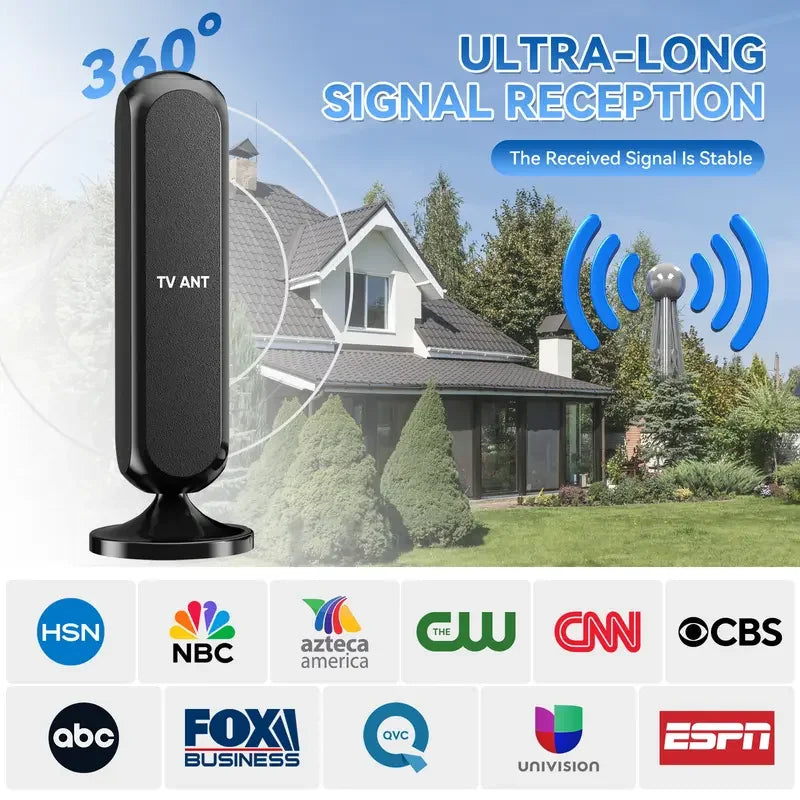 4K High Gain Wired Cross-Border Indoor Outdoor TV Antenna DVB-T HD Digital Terrestrial Wave HDTV Oasis Select
