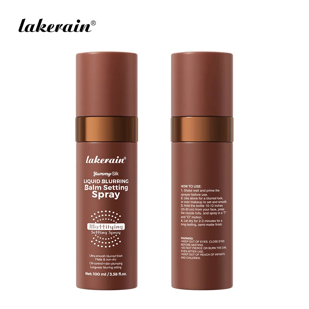 Makeup Fixer Spray Long-Lasting Oil Control Natural Matte Non Drying Weightless Makeup Liquid Blurring Balm Setting Spray Oasis Select 2 pcs