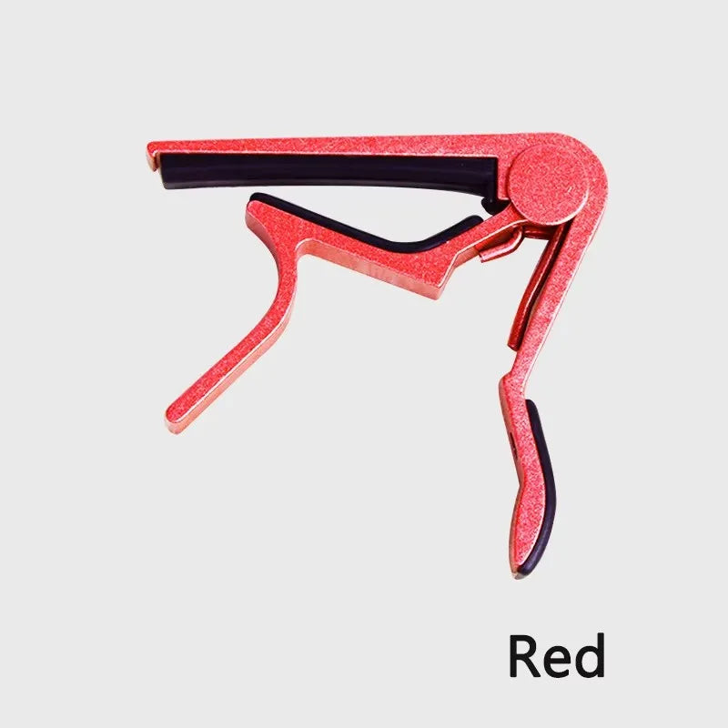 1/2/3pcs Guitar Capo For 6 String Acoustic Classic Electric Guitar Alloy Metal Universal Multifunction Capo Guitar Accessories Oasis Select Red 1pc