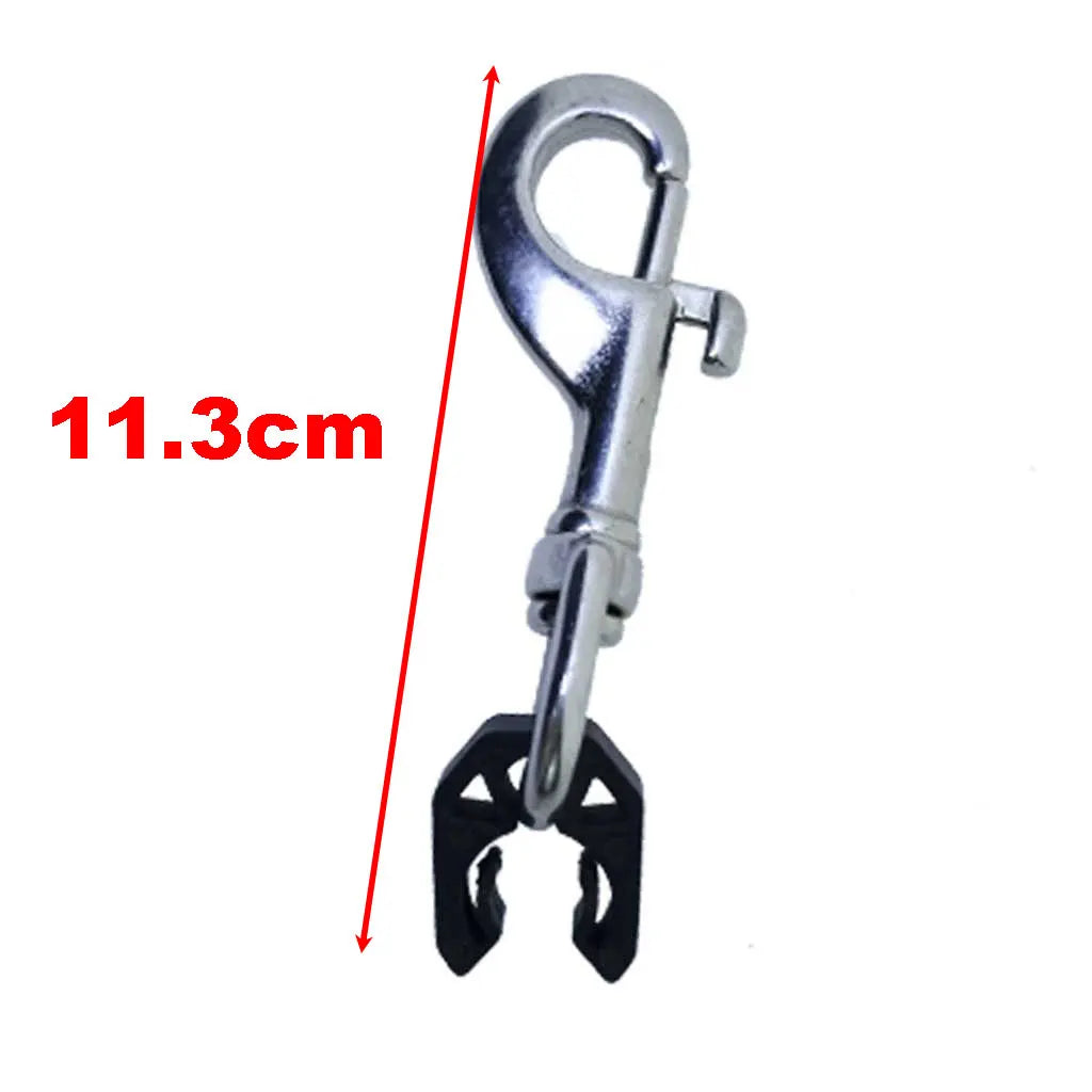 Diving Quick Release Pipe with Clip Hose Holder Clip BCD Hose Second Stage Fixed Hook Pressure Gage Hanging Parts Hose Buckle Oasis Select