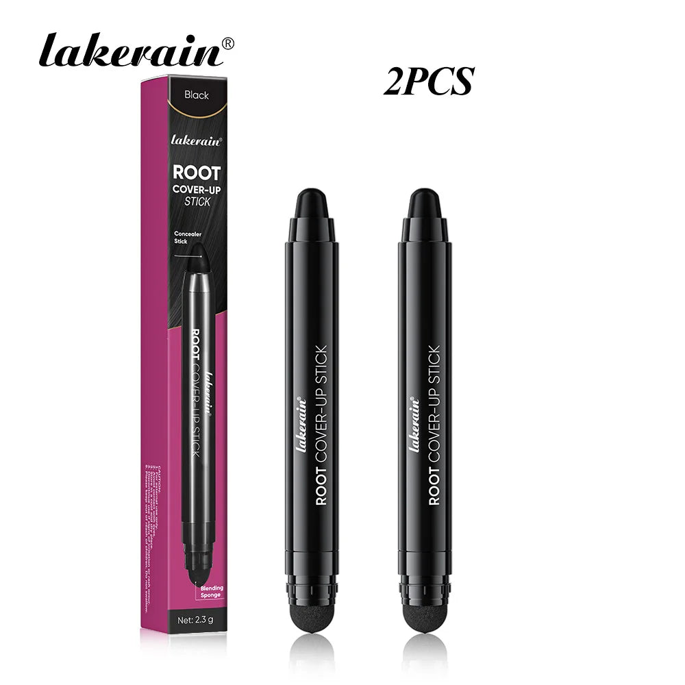 Lakerain Hair Dye Pen Men Women Precise Gray Coverage Stick Smudge-Resistant Long-Lasting Makeup Smooth Application Dye Stick Oasis Select P1 x 2