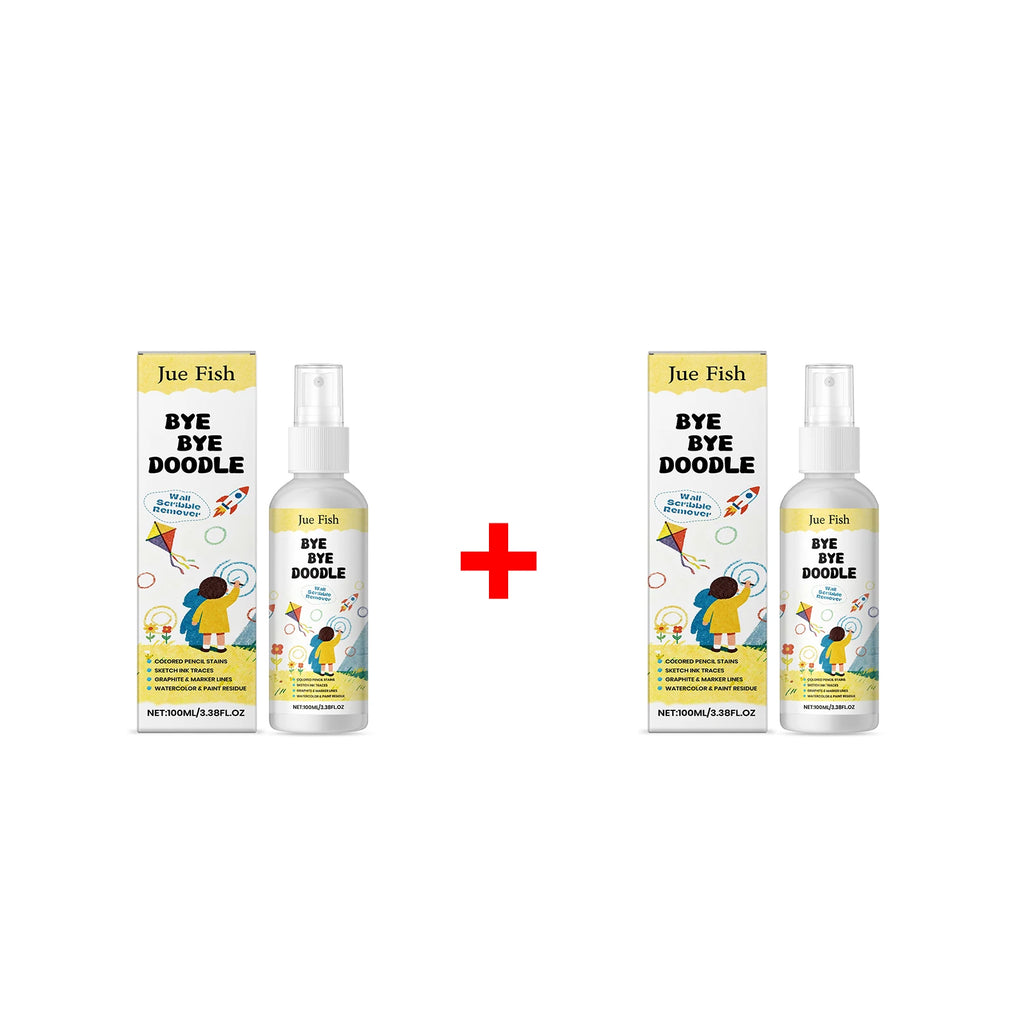 Doodle Remover Cleanser Wall Graffiti Cleaner Wall Colored Pencil Stains Remove Wall Spots Household Wall Cleaning Spray Oasis Select 2pcs