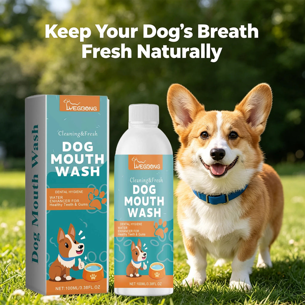 Pet Mouthwash for Dogs Cleans Teeth Freshens Bad Breath Removes Tartar Reduce Odor Daily Oral Hygiene for Dogs Oral Care Oasis Select Default Title