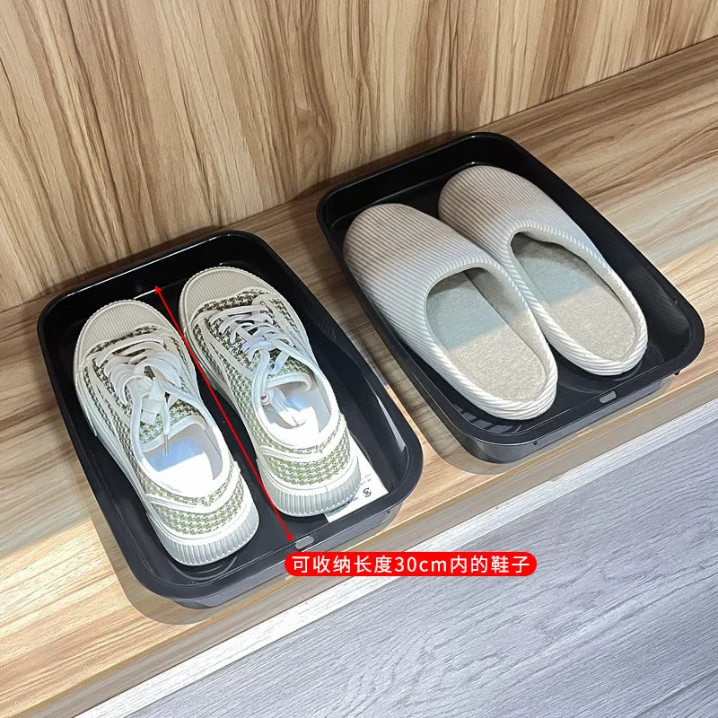 Car Shoes Storage Tray Interior Multifunctional Durable Accessory Tidying Vehicle Organizer Under Seat Container Box Oasis Select
