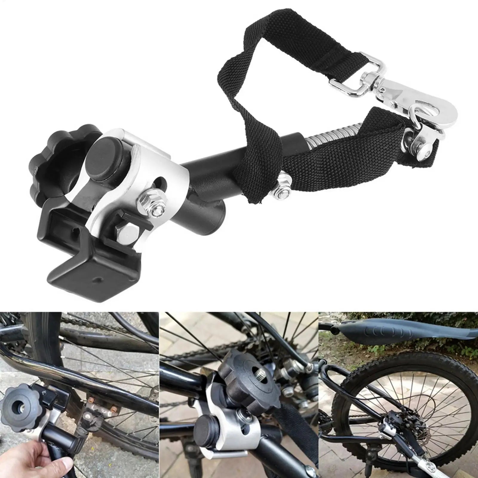 Bike Trailer Hitch Universal Adapter Electric Bike Coupler Cycle Connector Trailer Attachment Durable Steel Bicycle Repair Tools Oasis Select