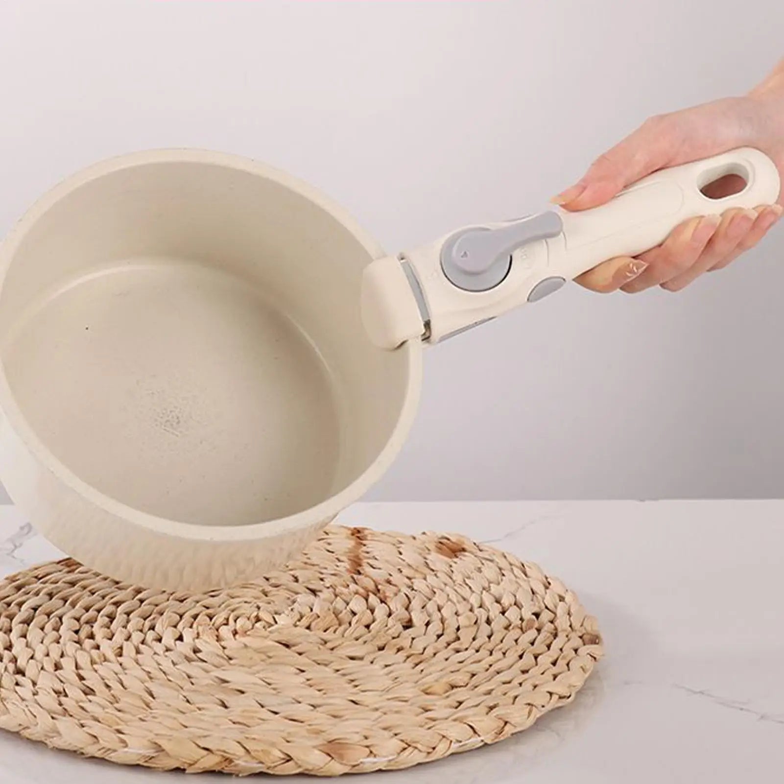 Removable Pan Handle Anti Scalding Cook All Purpose Detachable Handle Anti Scalding Replacement Cookware Handle Kitchen Tool Oasis Select