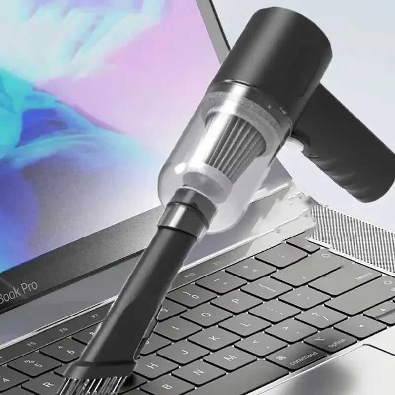 Portable Cordless Handheld Car Vacuum Cleaner Dual Use Blowing & Suction with Multi-Nozzles for Car Home Pet Office Oasis Select black 1