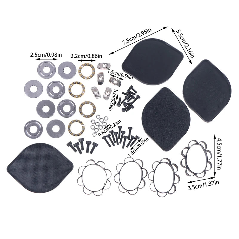 For HULA Anti-Vibration Feet For Bambu Lab P1P P1S For HULA Self-Aligning Feet For Creality K1 K1C K1 Max Legs 3D Printer Parts Oasis Select A1