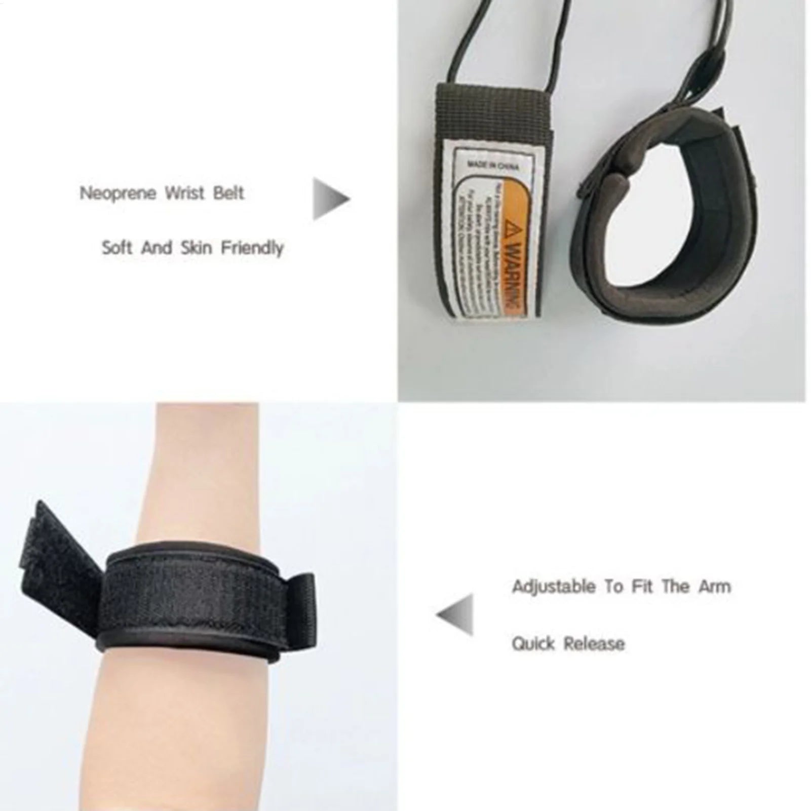 Surfboard Leash Body Board Wrist Leash Bodyboard Leash Adjustable Elastic Lightweight Surfboard Replacement Strap Safety Leash Oasis Select