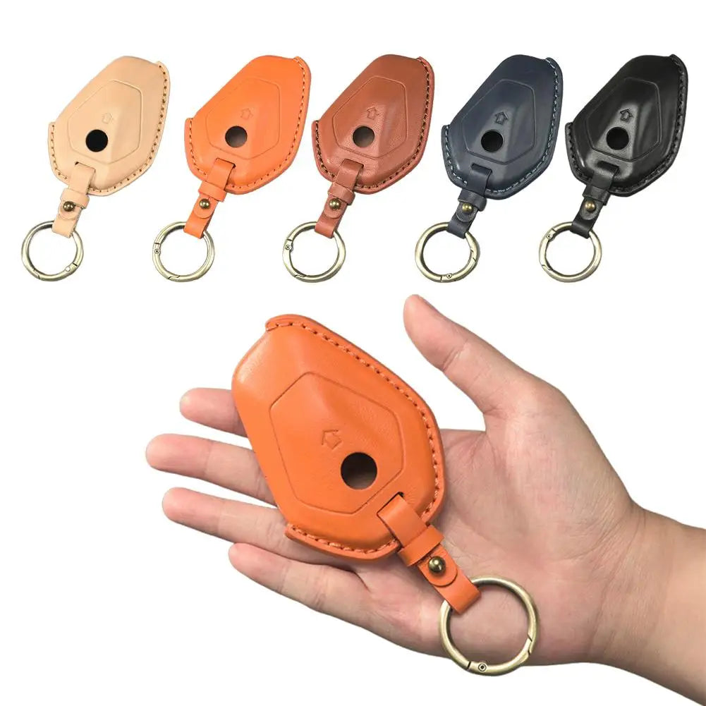 BMW R1300GS R12 Vintage Leather Key Fob Cover | Retro Cowhide