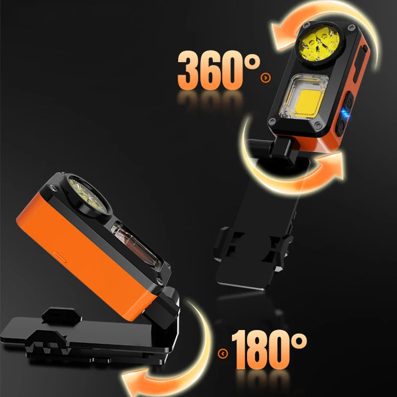 USB Rechargeable LED Headlamp Motion Activated Headlight Ultra-Lightweight Waterproof Head Flashlight with Adjustable Headband Oasis Select