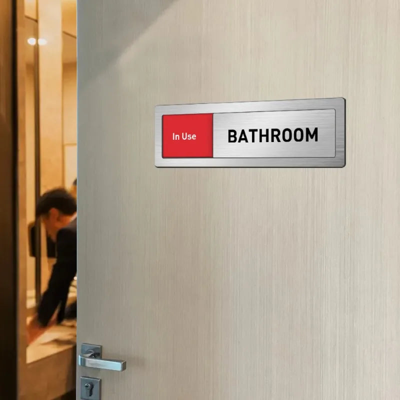 Office Room Sliding Status Sign Multi-function Adjustable Indicator Creative Decor Door Sticker for Meeting Room Decoration Oasis Select