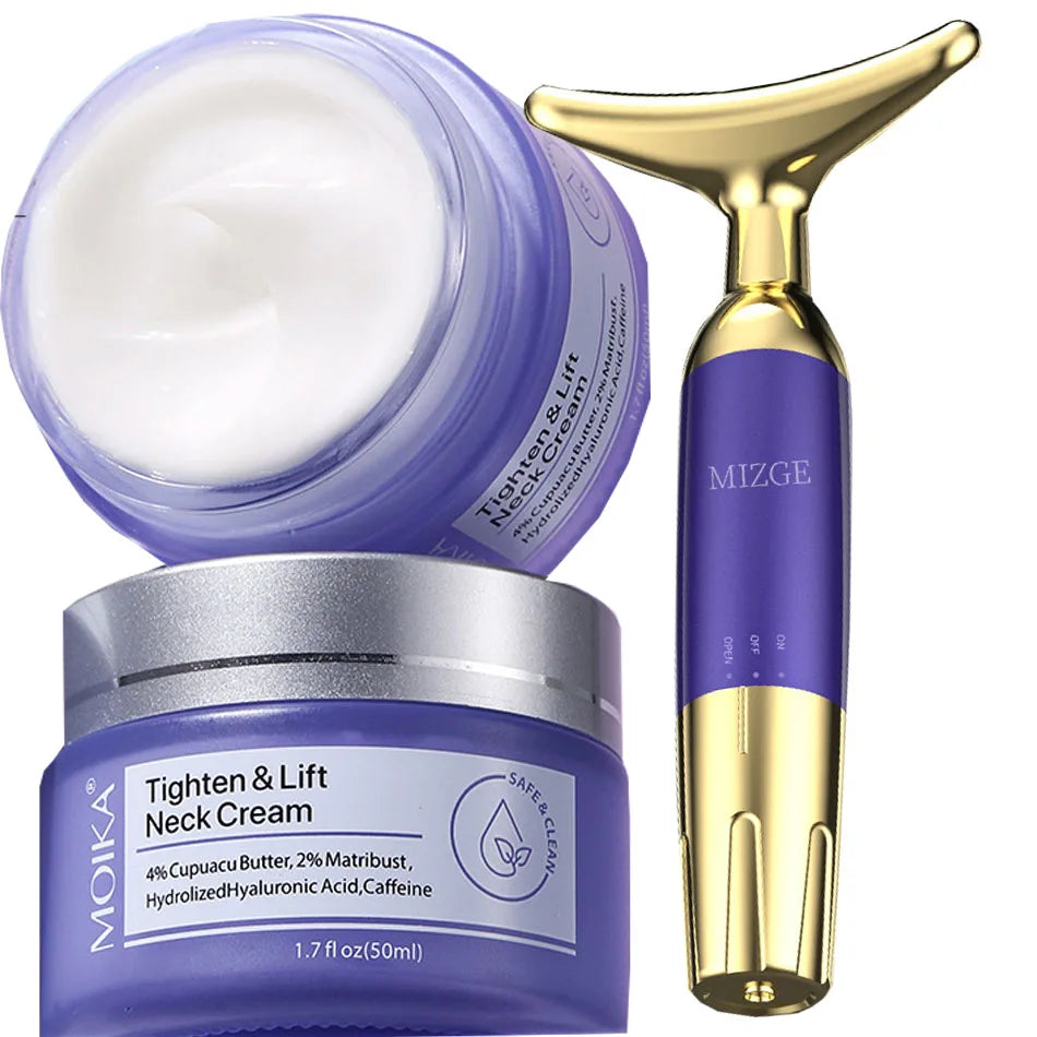 Collagen Neck Cream – Firming, Lifting & Brightening with Tool