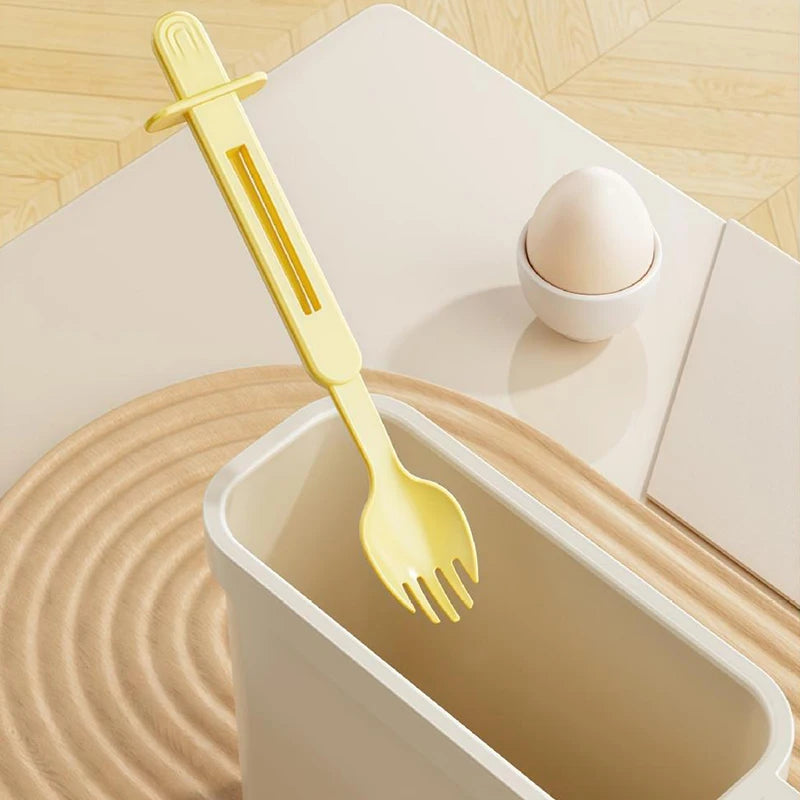 Instant Noodle Bowl With Multi-Functional Instant Noodle Fork With Handles Food Container For Dorms Camping School Office Home Oasis Select