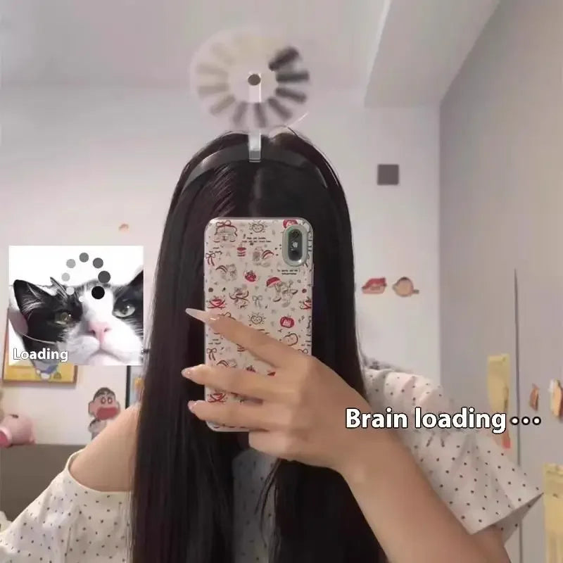 Brain Loading Rotating Duckbill Hair Clip – Funny Novelty Hairpin Novelty Hair Clip Oasis Select
