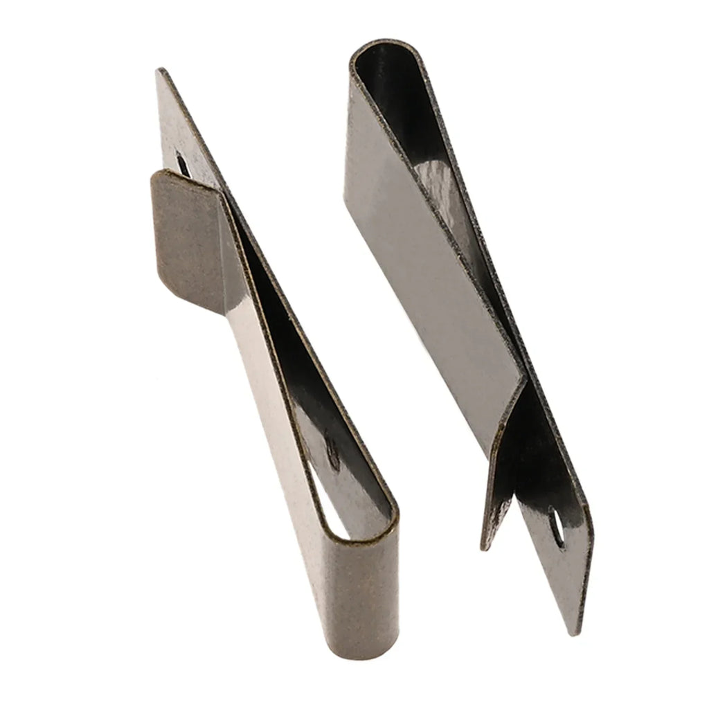 2-Pack Antique Bronze Iron Spring Buckle Sheath Clips DIY