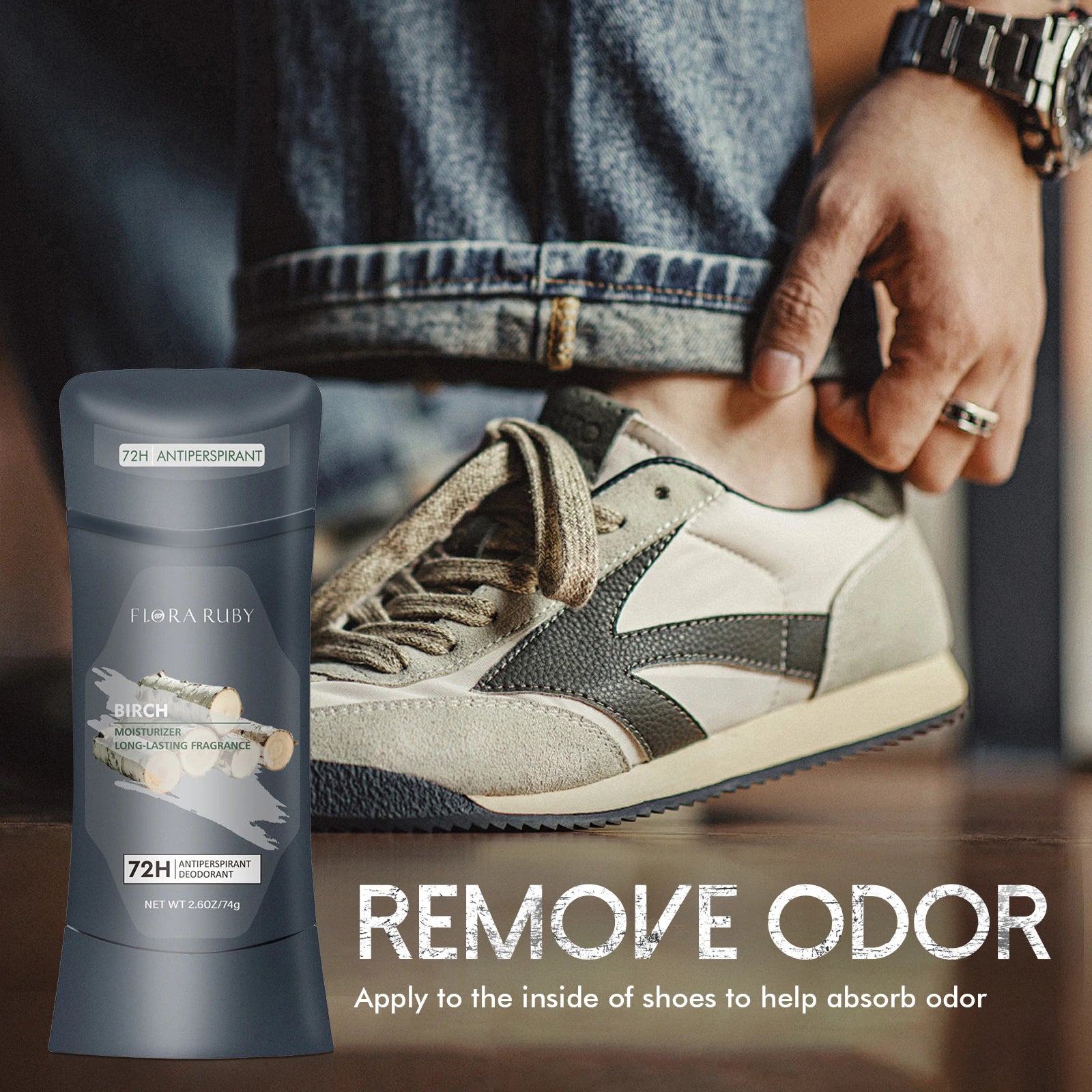 Men Deodorant Stick Anti Sweating Keep Drying Lasting Fragrance Remove Armpit Odor Underarm Refresh Sticks Antiperspirant 74g Oasis Select