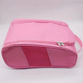 Golf Shoe Bag Oxford Cloth Shoe Bag Breathable Handbag Dustproof Football Tennis Shoe Bag, Travel Business Shoe Storage Bag Oasis Select Pink