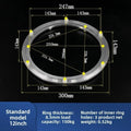 New Rotating Bearing Turntable Round Heavy Duty Bearing Plate Base Rust Resistant Smooth Table Turntable Kitchen Hardware Oasis Select 12inch
