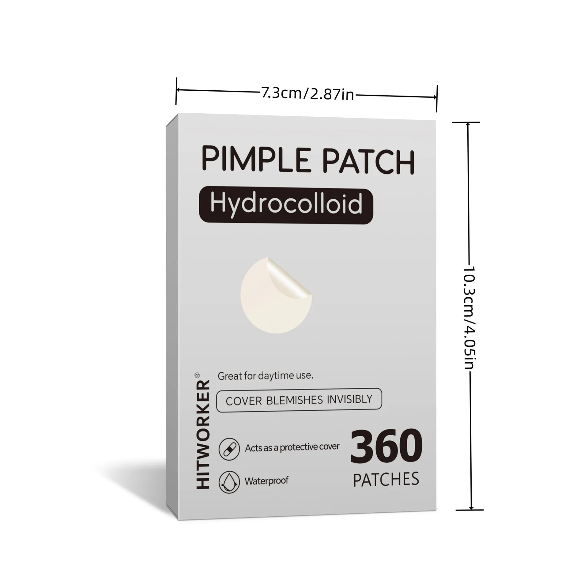360 pieces/box acne patches - alcohol free, used to absorb acne secretions, gentle and non irritating, essential for acne care Oasis Select