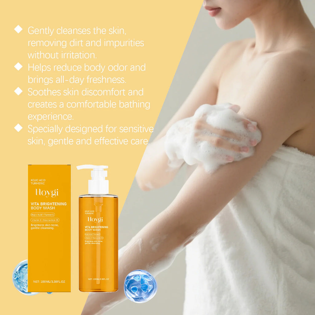 Kojic Acid & Turmeric Brightening Body Wash | Shower Gel Brightening Body Wash Oasis Select