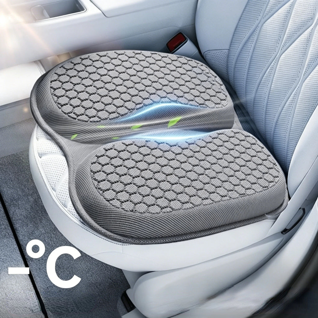 Summer Cooling Gel Seat Cushion Ergonomic Honeycomb Structure Breathable Non Slip Pad Suitable for Car Office Seating Comfort Oasis Select