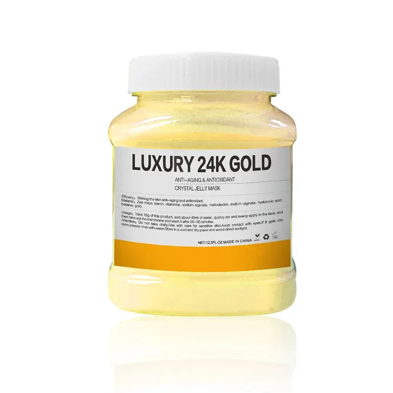 350g Hydrating 24K Gold Soft Mask Powder Rose Petal Crystal Jelly Mask Powder Skin Care Dropshipping Oasis Select 350g-24K gold