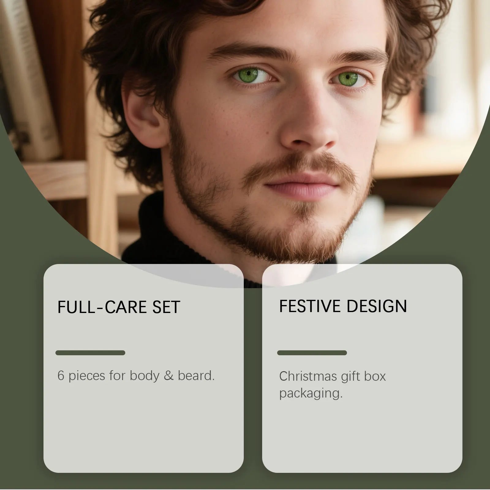 Men's 5-in-1 Grooming Gift Set – Beard, Body & Hand Care Men's Grooming Gift Set Oasis Select