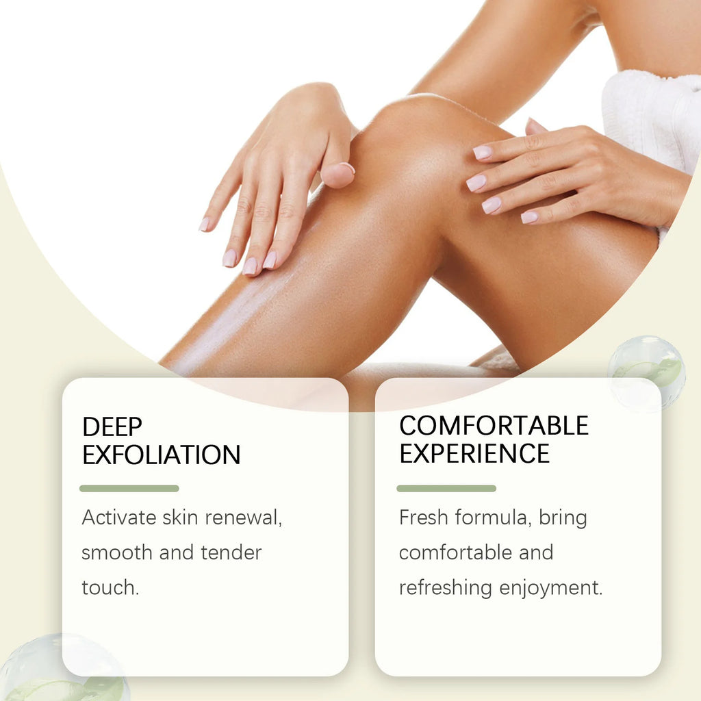 Exfoliating Gel for Body Deep Cleansing Pore Shrinking Remove Dead Skin Gentle Repair Scrub Brightening Moisturizing Skin Care Oasis Select