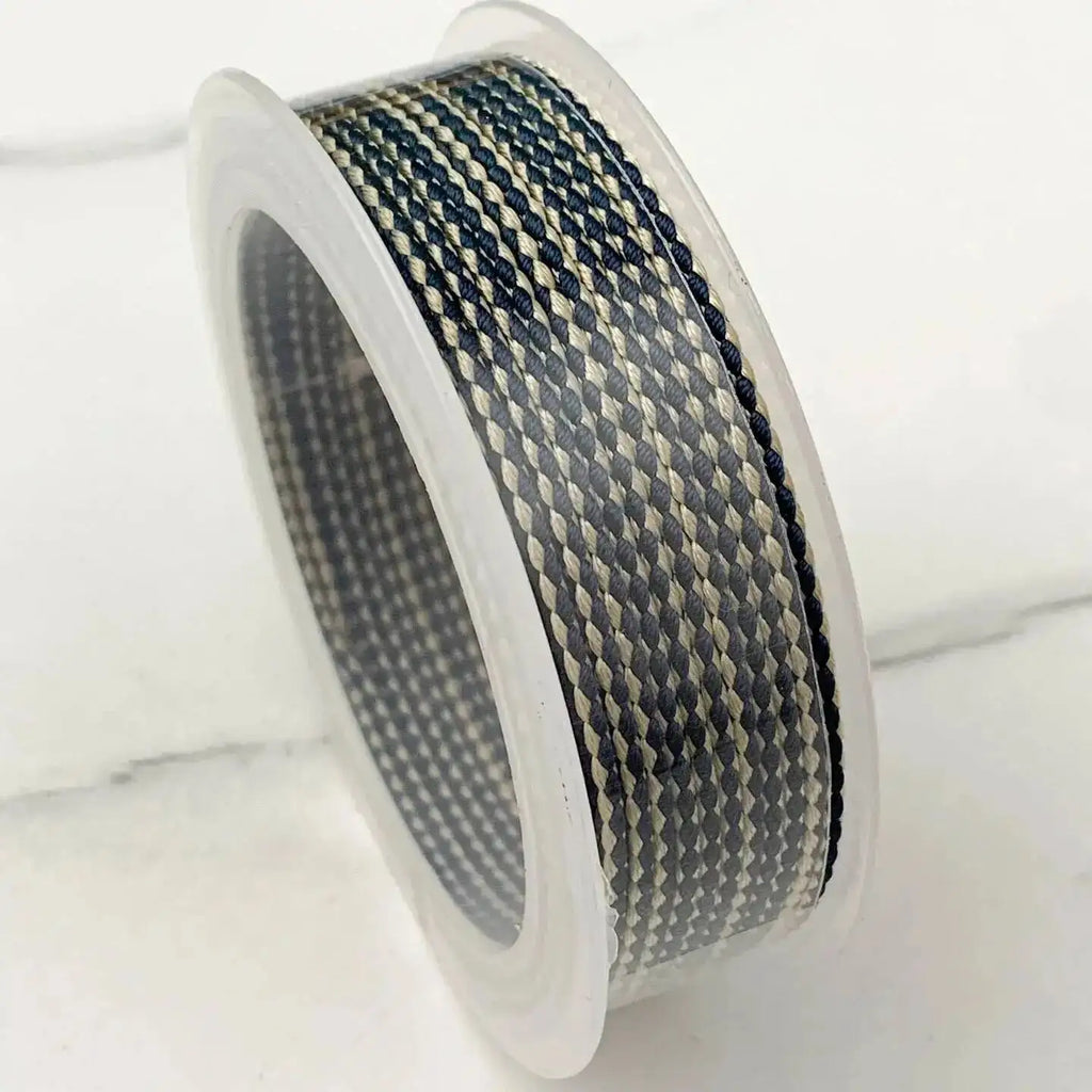 1.5mm 10M Two-Color Braided Cotton Woven Rope Twist Jewelry Line DIY Hand Rope Lanyard Necklace Hanging Cord Oasis Select Suit 12