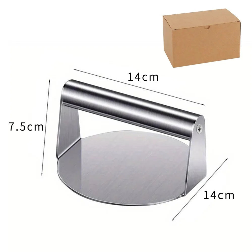 Stainless Steel Smash Burger Press | No-Rust Grill Smasher