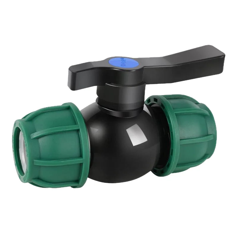5pcs 20/25/32mm PE Tube Tap Water Splitter Plastic Quick Valve Connector Garden Agriculture Irrigation Water Pipe Fittings Oasis Select