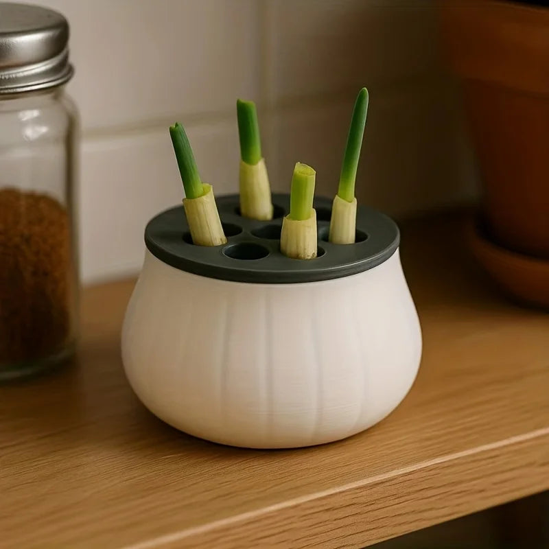 Flowerpot Green Onion Pots for Plants Hydroponic Seeds Mini plastic Home Kitchen Hydroponics Growing System Garden Pots&planters Oasis Select