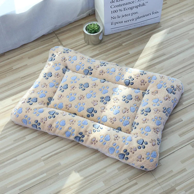 Thickened Plush Mat, Cat Bed, Cat Sleeping Mat, Dog Bed, Coral Fleece Dog Blanket, and Cotton Pad for Warmth Oasis Select