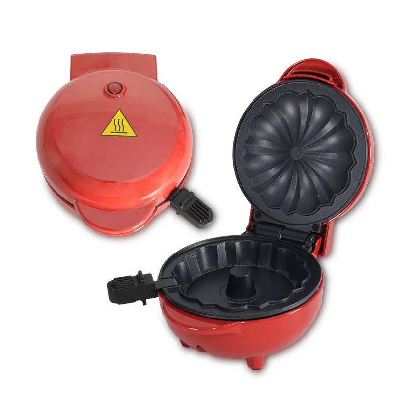 URGGU Mini Electric Cake Maker – Non-Stick Waffle & Muffin Machine