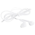 1PC 3.5mm Stereo In-Ear Earphone With Microphone Heavy Bass Wired Headset Earphones with Mic Universal for Xiaomi/Huawei/Samsung Oasis Select White