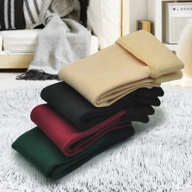 1/3/5pairs Women'S Velvet Thick Floor Socks Home Sleeping Socks Winter Warm Soft Warm Plush Sock Girls Solid Color Velvet Socks Oasis Select