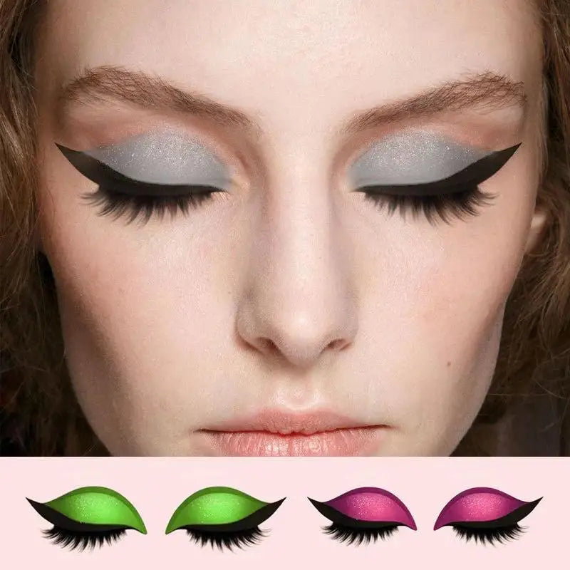 SADOER Lazy Eyeshadow & Eyelash Stickers – Waterproof 1 Pair Eyelash Sticker Oasis Select