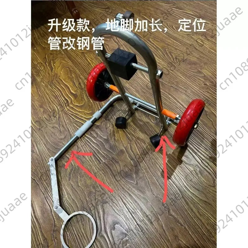 Toilet Auxiliary Installation Artifact, Positioning and Moving, Folding Portable Labor-saving Trolley, Easy Installation Oasis Select