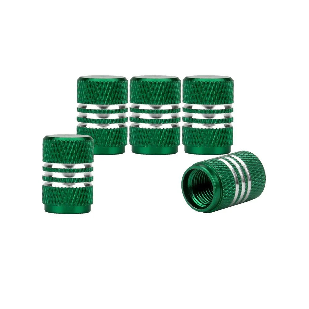 Colorful car tires, aluminum alloy colored valve caps, sedan metal valve caps, valve caps Oasis Select 4pcs 6
