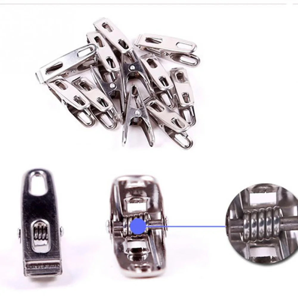 Stainless Steel Windproof Clothes Pegs – 20 or 40 Pack Clothes Pegs Oasis Select