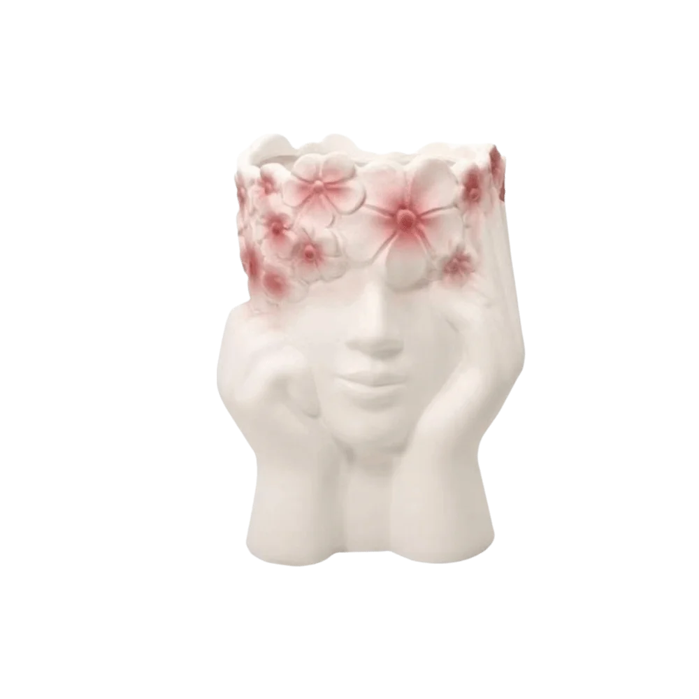 Multifunctional Storage Box Creative Flower Vase Pencil Holders Ornaments Makeup Brush Holder For Brushes & Pens Oasis Select Shy Girl