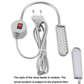 30 LED Industrial Sewing Machine Lamp with 360° Flexible Gooseneck Work Light Clothing Machine Accessory Oasis Select AC220V EU Plug
