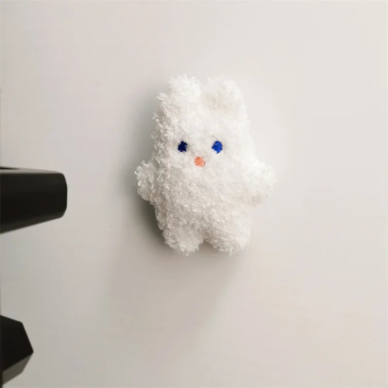 Ins Korean Bear Children's Room Door Rear Handle Silent Anti-collision Sticker Cushion Anti-Bump Wall Protector Door Stopper Oasis Select White Rabbit