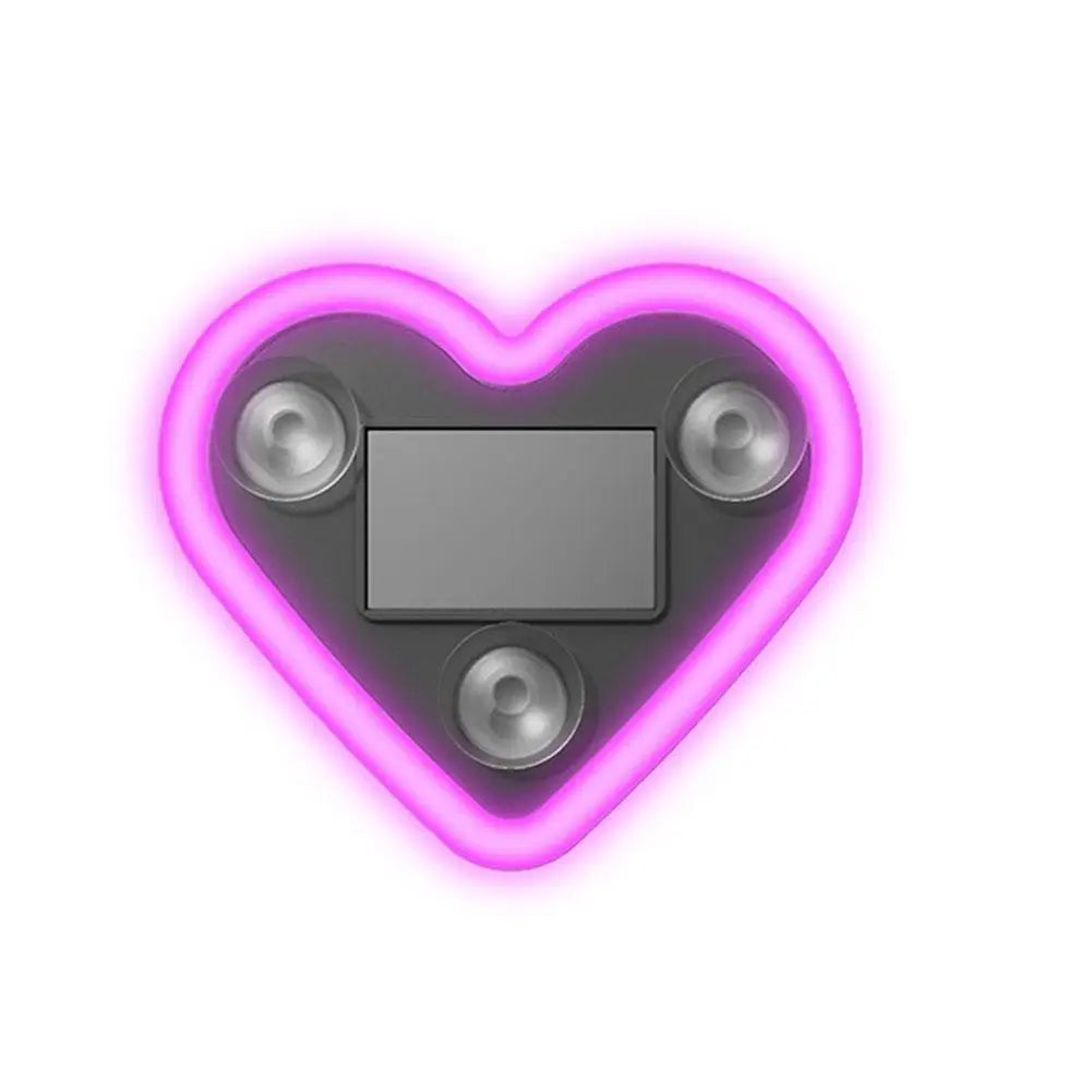 Solar Heart-Shaped Car Atmosphere Light | 5 LED Modes