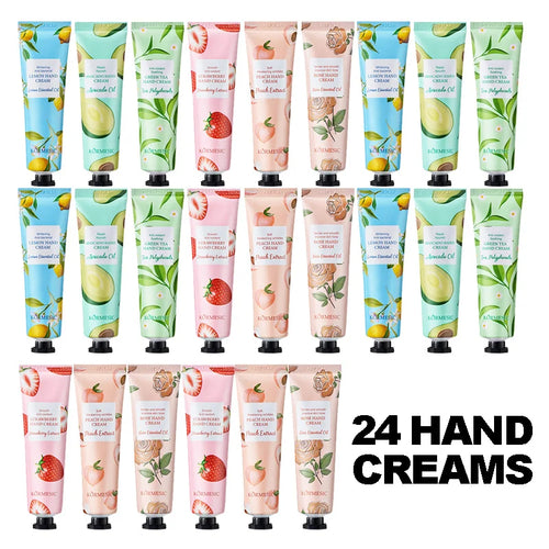 24PCS Hand Cream, Hydrating & Moisturizing, Nourishes and Cares for Hands, Prevents Dryness and Cracking in Autumn and Winter Oasis Select 720g