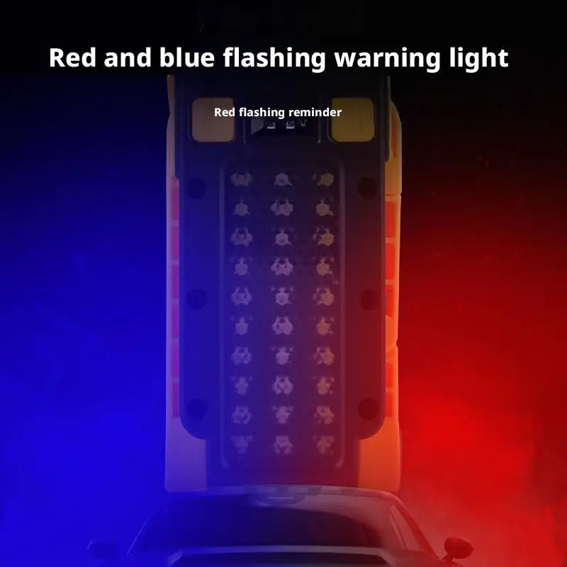 Multi-Purpose Outdoor Flashlight with Magnetic Emergency Lighting Purple Light Detection Work Light for Maintenance Oasis Select
