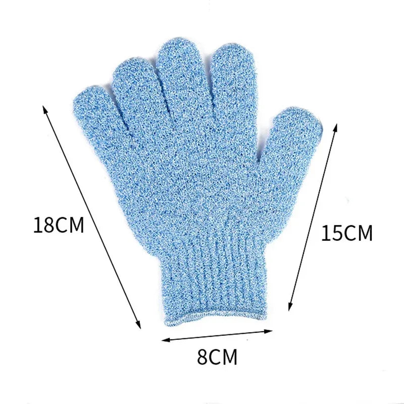 1/2/3pairs Exfoliating Bath Gloves Double Sided Bath Gloves For Beauty Spa Massage Skin Shower Scrubber Bathing Accessories Oasis Select