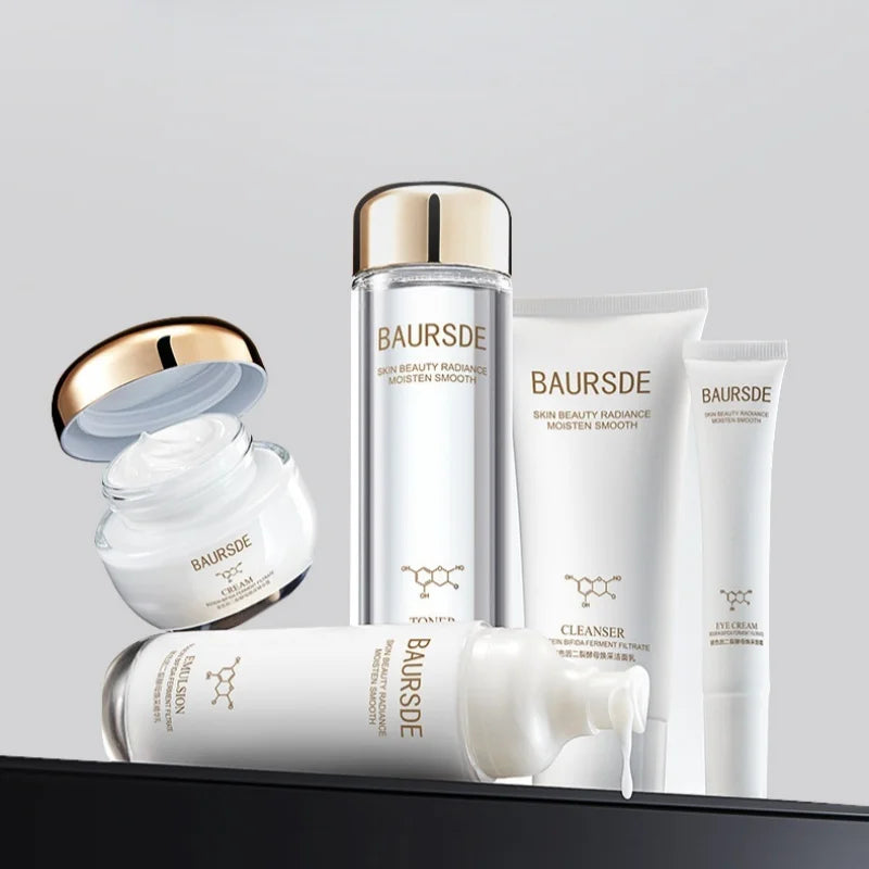 Retinol Skincare 5-Piece Set – Niacinamide & Centella Skincare Bundle Set Oasis Select