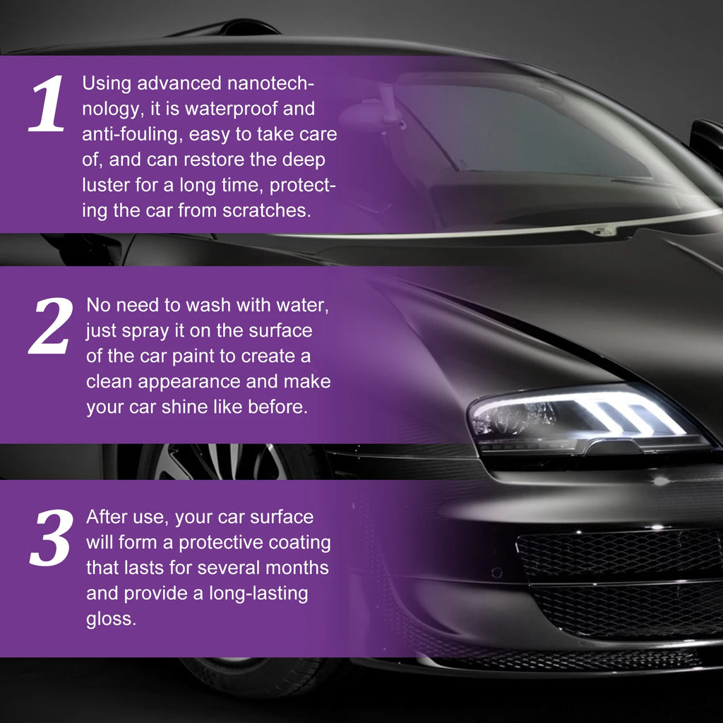 Eelhoe Auto Coating Spray Cleaning Exterior Scratch Restorer Polishing Paint Coating Hydrophobic Protection Quick Dry Coating Oasis Select